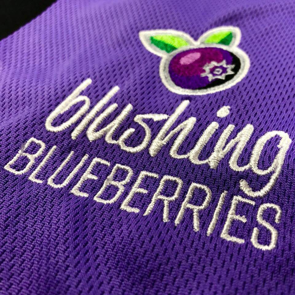 Embroidery Blushing Blueberries Logo