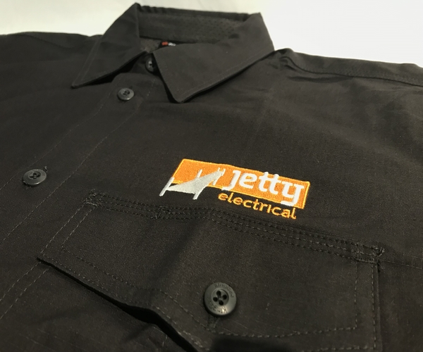 Embroidery Services Coffs Harbour on King Gee Workwear. Featured - Jetty Electrical